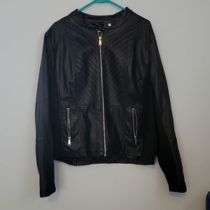 Maurices 2x Black Faux Leather Jacket